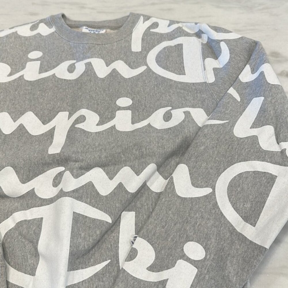 Champion Reverse Weave All Over Pattern Pullover - image 3